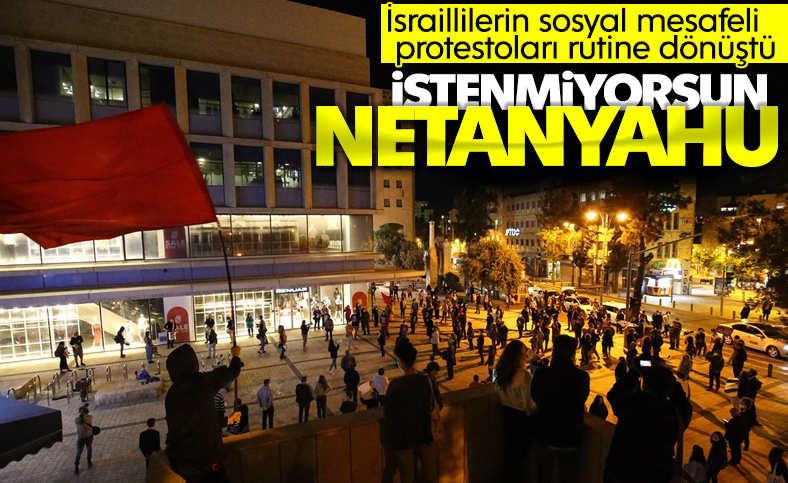 İsrailliler yine hükümeti protesto için sokağa çıktı