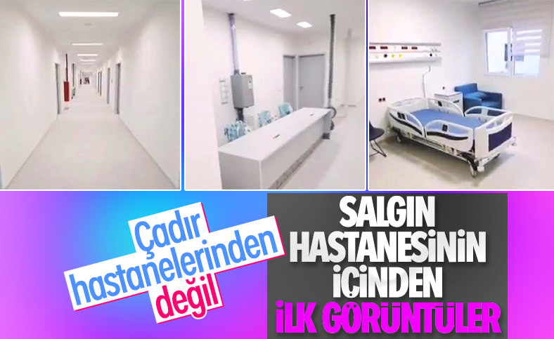 Sancaktepe'de yapımı süren hastaneden görüntüler