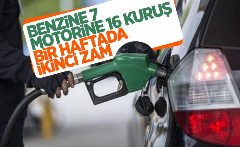 Benzin ve motorine bir haftada ikinci zam