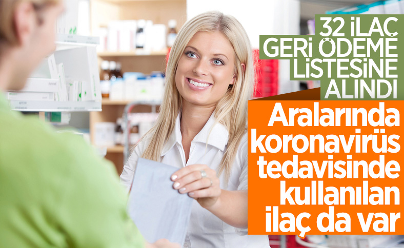 32 ilaç daha geri ödeme listesine alındı