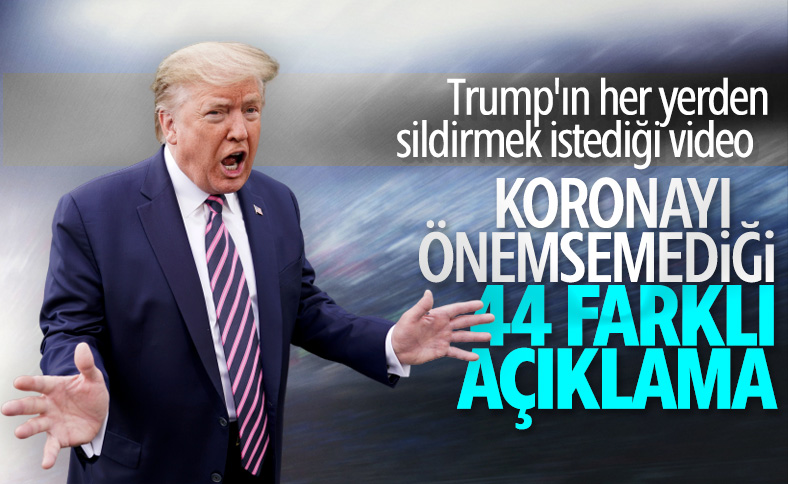 Trump koronavirüs salgınını tam 44 kez hafife aldı
