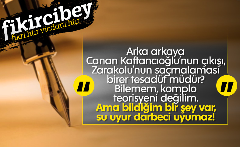 Fikirci Bey yazdı: DARBECİ DARBECİYİ TANIR