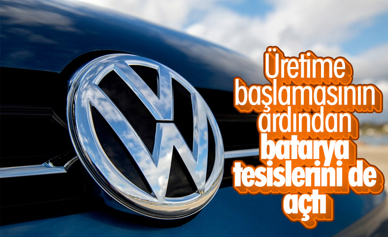 Volkswagen'in hibrit batarya tesisi üretime başladı