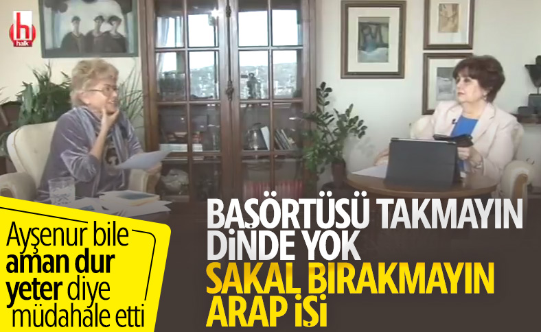 Halk TV'de gündem başörtü ve sakal