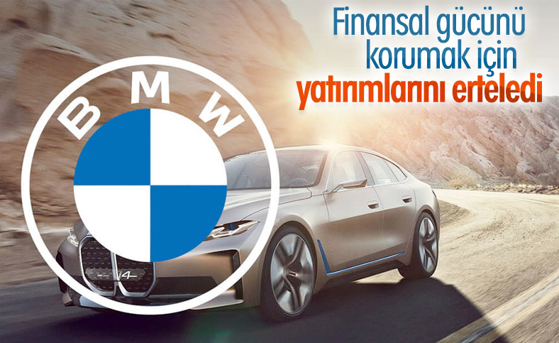 BMW, bazı yatırımlarını askıya aldığını duyurdu
