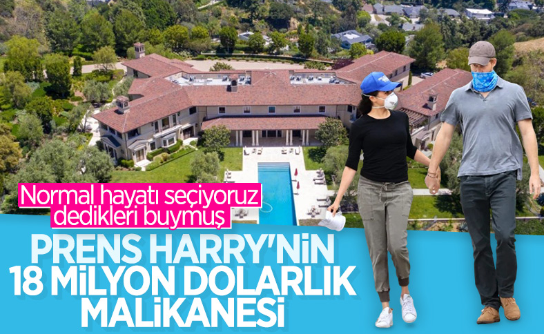 Prens ve eşinin lüks malikanesi ilk kez görüntülendi