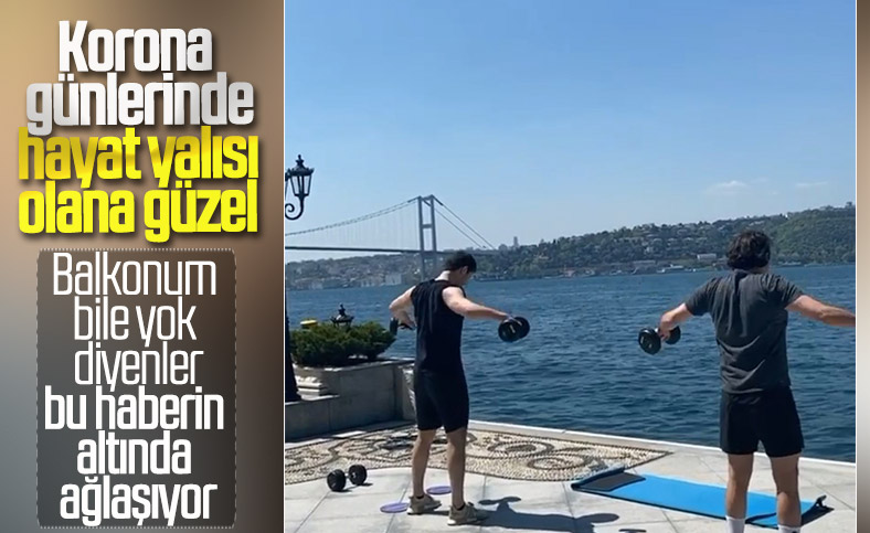 Sabancılar Boğaz'a karşı spor yaptı