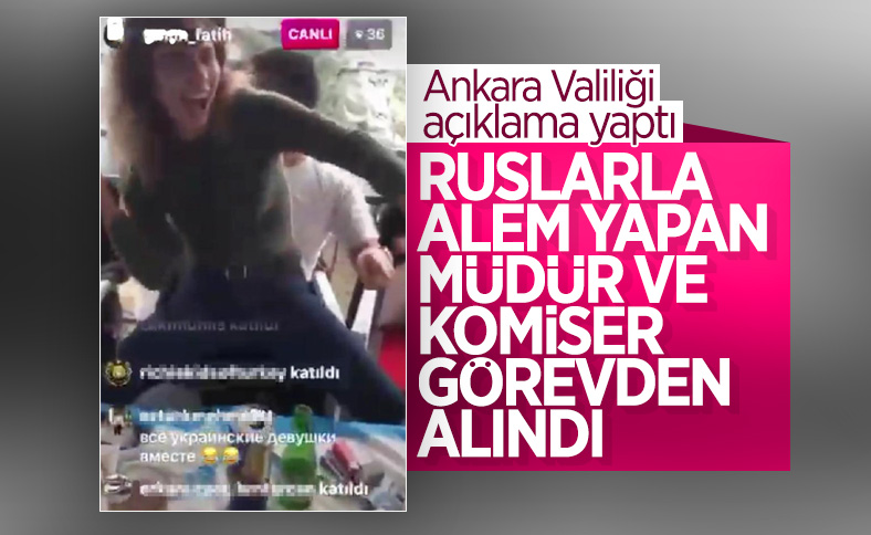 Ankara'da parti düzenleyen iki polis görevden alındı