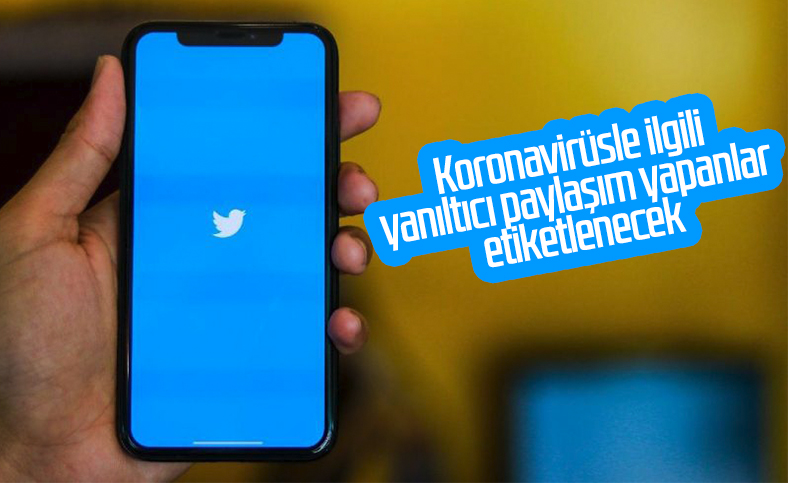 Twitter, sahte korona tweet'lerini etiketleyecek