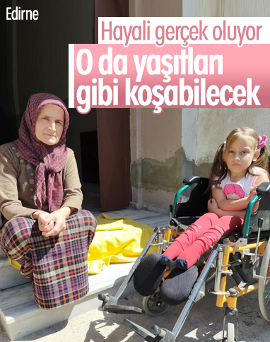 Edirne'de, 7 yaşındaki Aysu'ya yardım eli uzandı