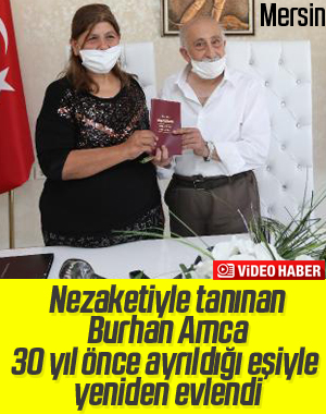 Burhan Amca, 30 yıl sonra yeniden nikah masasına oturdu