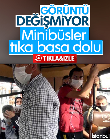 Esenyurt'ta fazla yolcu alan minibüsçülere ceza