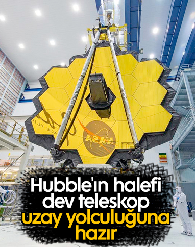 NASA'nın dev James Webb uzay teleskobu fırlatılmaya hazır
