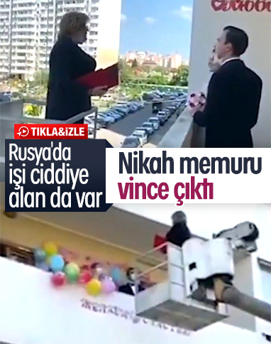 Rusya'da sıra dışı nikah