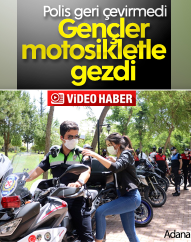 Adana'da sokağa çıkan gençlere polisten sürpriz