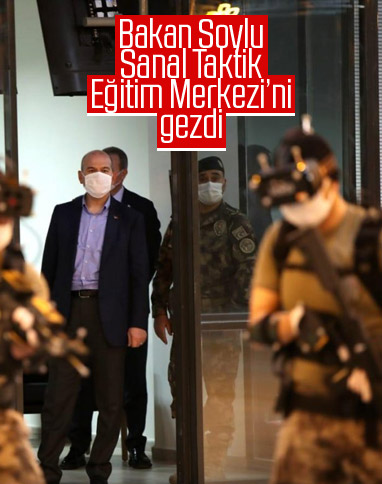 Bakan Soylu, SATEM'i ziyaret etti