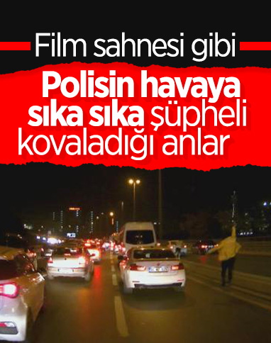 İstanbul'da film gibi kovalamaca kamerada