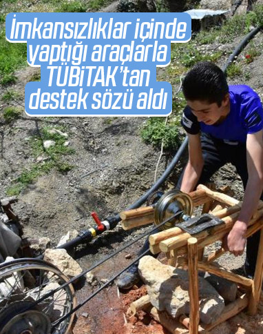 Muğlalı genç, icatları ile TÜBİTAK'tan destek sözü aldı