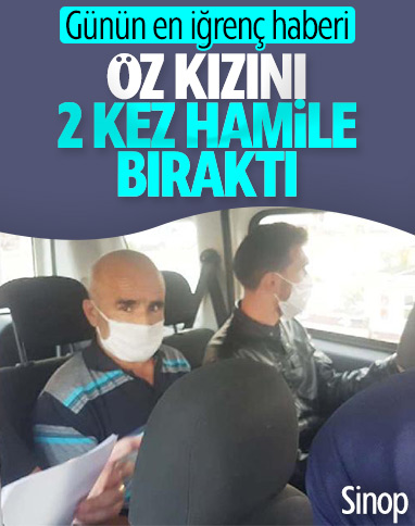 Sinop'ta 13 yaşındaki kızına cinsel istismarda bulundu