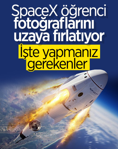 SpaceX ve NASA öğrencilerin fotoğraflarını uzaya gönderiyor