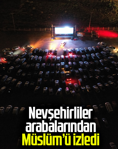 Nevşehir'de arabalı sinema etkinliği