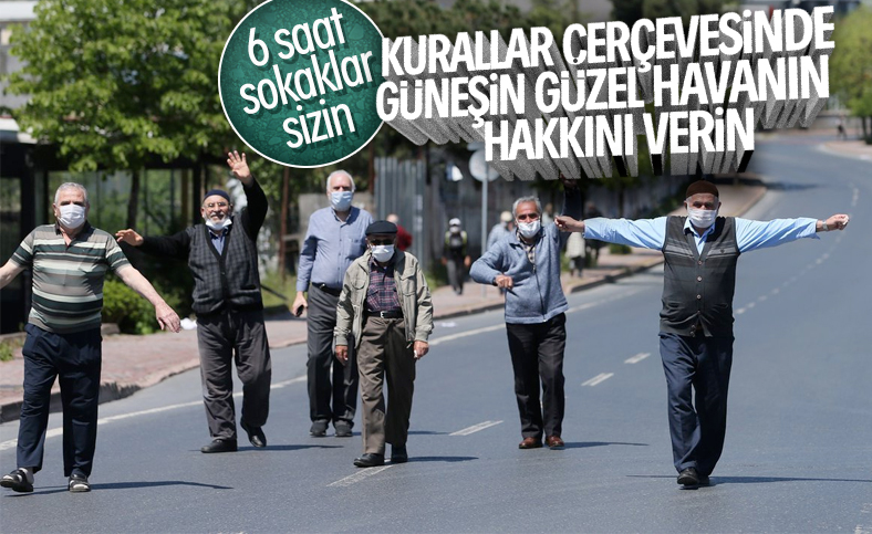 65 yaş üstü, bugün ikinci kez dışarı çıktı