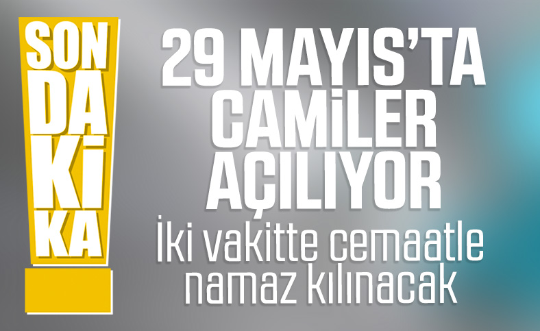Cumhurbaşkanı Erdoğan camilerin açılacağı tarihi açıkladı