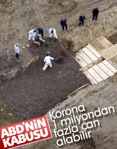 ABD'de korona ölümleri 1 milyonu aşabilir