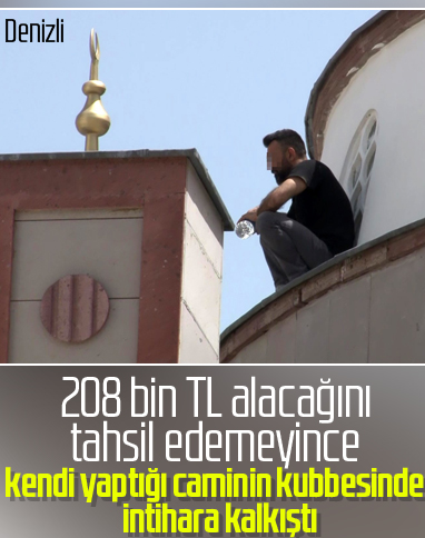 Alacağını tahsil edemeyince intihara kalkıştı