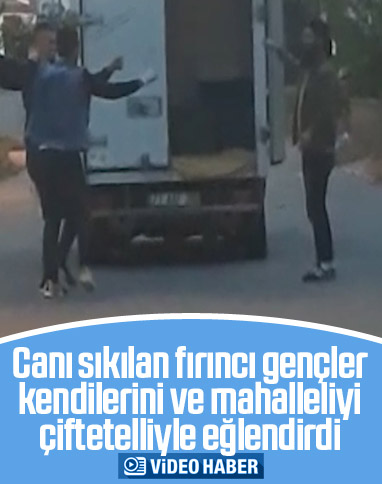 Fırıncılar, sokak ortasında çiftetelli ile eğlendi