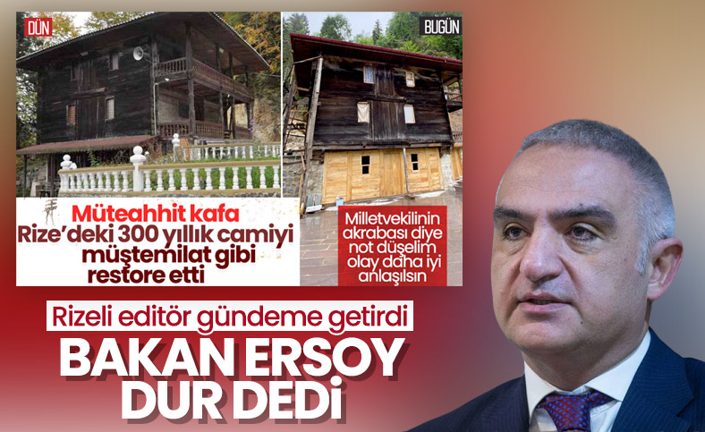 Rize’de restorasyon kurbanı cami için karar çıktı