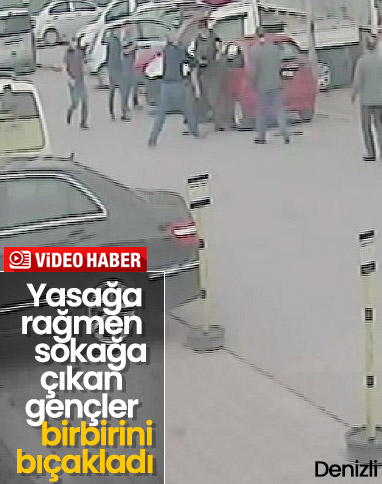 Denizli'de gençler yasağı delip kavga etmek için buluştu