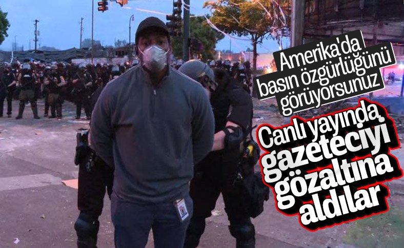 CNN muhabiri canlı yayında tutuklandı