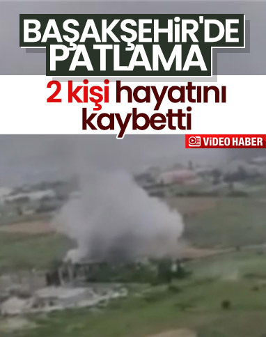 Başakşehir'deki fabrikada patlama: 2 ölü
