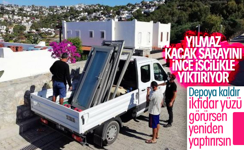 Yılmaz Özdil'in villasında özel ekip çalışıyor