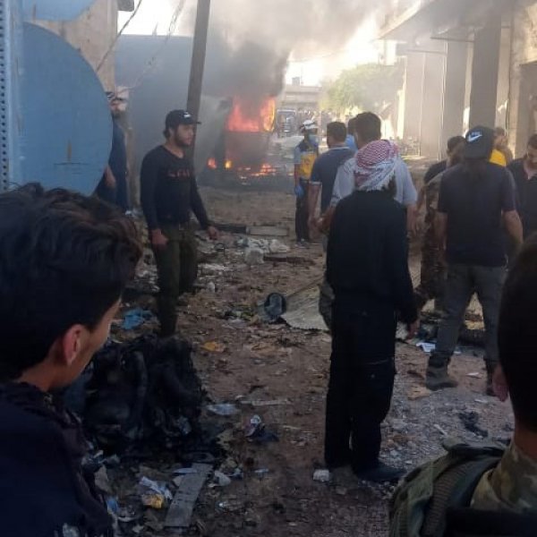 Afrin’de bomba yüklü araçla saldırı: 5 yaralı
