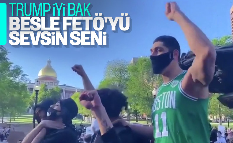 Enes Kanter, ABD’deki eylemlere katıldı