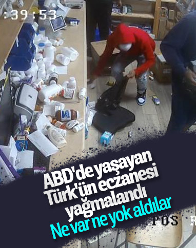 ABD'de Türk vatandaşının işlettiği eczane yağmalandı