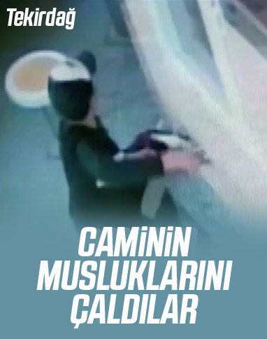 Caminin şadırvanından musluk çaldılar
