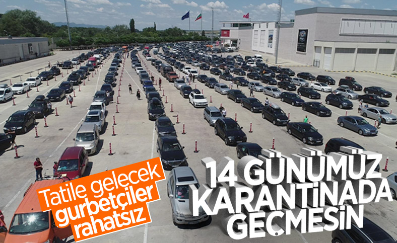 Tatile gelen Türk vatandaşlarına 14 gün karantina şartı