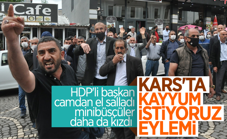 Kars'ta HDP'li belediyenin ihalesinde gerginlik