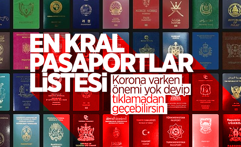 2020'de dünyanın en güçlü pasaportları belli oldu