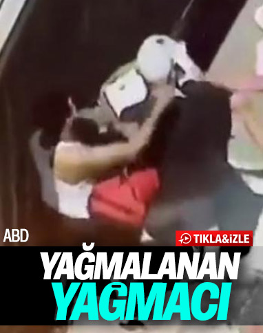 ABD'de yağmalama yapan adama saldırı