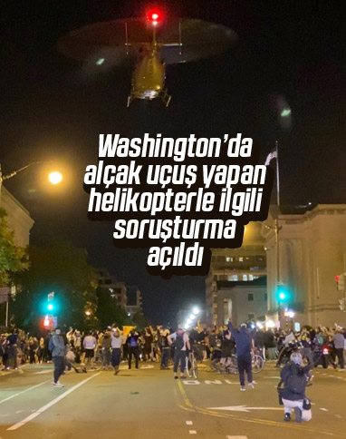 Washington üzerinde alçak uçuşa soruşturma