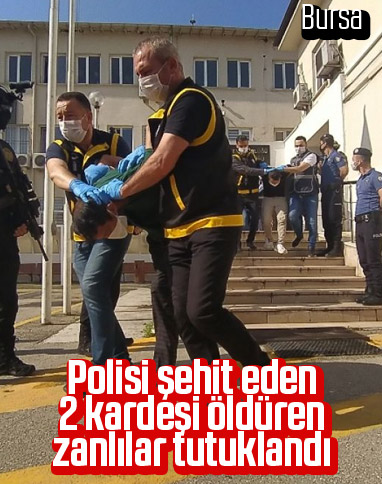 Polisi şehit edip 2 kardeşi öldüren 3 zanlı tutuklandı
