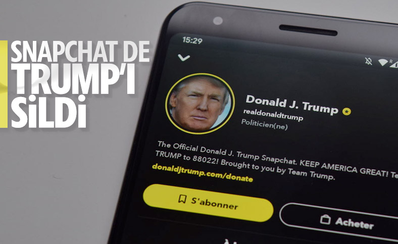 Snapchat, Donald Trump'ın reklamını yapmayacak