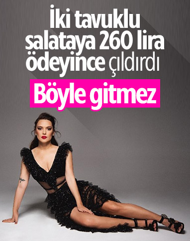 Demet Akalın kafede gelen hesaba sinirlendi