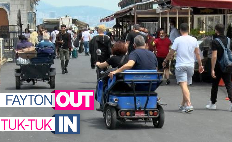 Adalar'da ulaşım elektrikli araçlarla yapılıyor