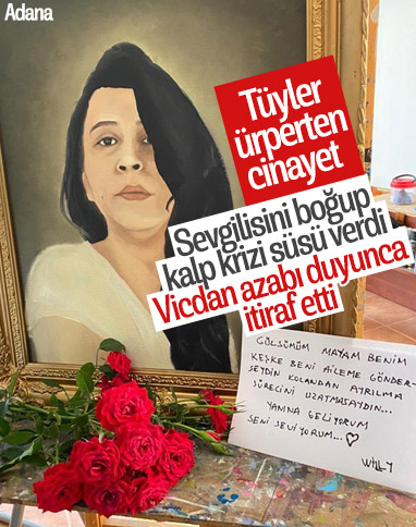 Kalp krizinden öldüğü sanılan kadını sevgilisi boğdu