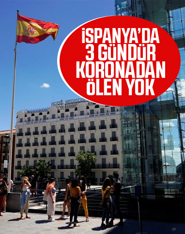 İspanya'da 72 saattir koronavirüsten ölüm yok